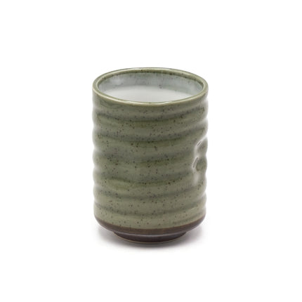 Green Bamboo Porcelain Tea Cup