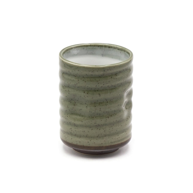 Green Bamboo Porcelain Tea Cup