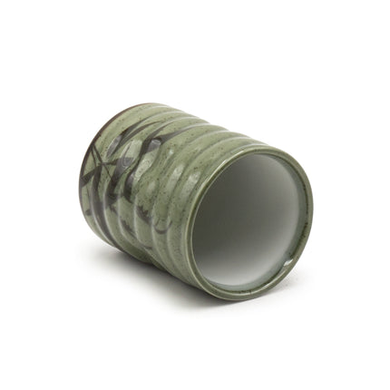 Green Bamboo Porcelain Tea Cup