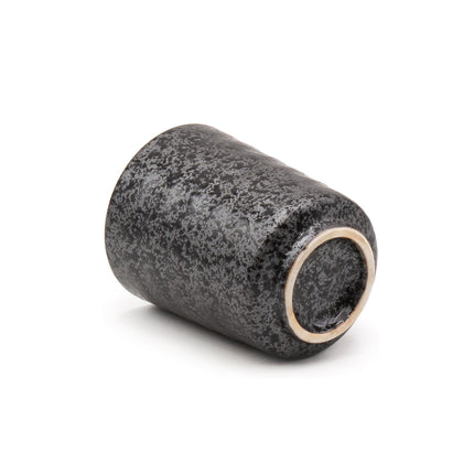 Black Speckled Ceramic Cup
