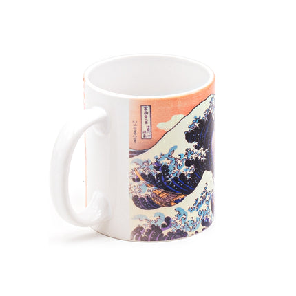 Japanese Ceramic Mug with Iconic Japanese Kimono Woman