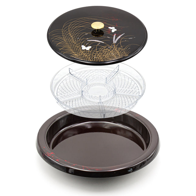 Japanese Lazy Susan with 6 Compartments