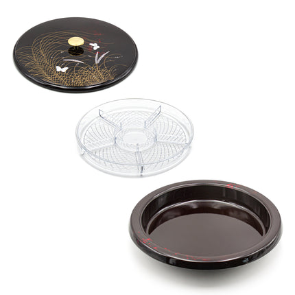 Japanese Lazy Susan with 6 Compartments