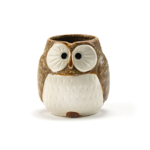 Stony Owl Brown Teacup