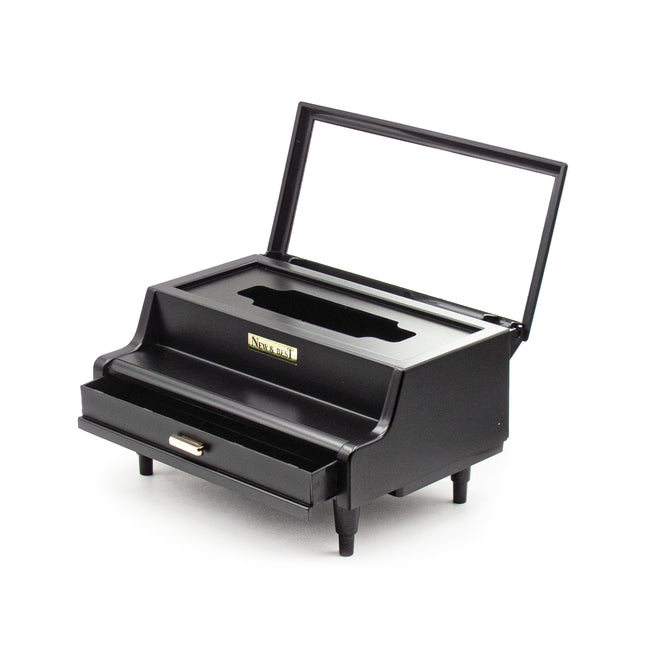 Piano-Shaped Lacquer Tissue Box - Rose