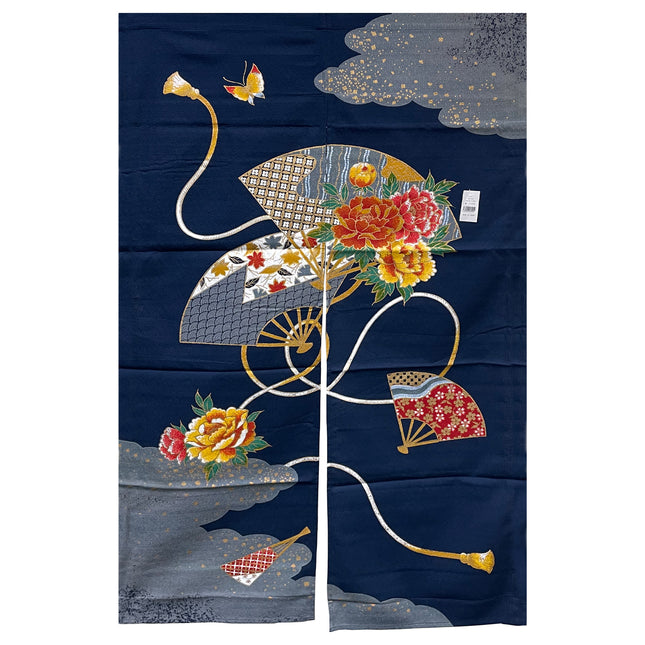 Traditional Fans Furoshiki Curtain - Multicolor