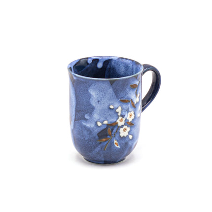 Japanese Blue Stone Sakura Mug