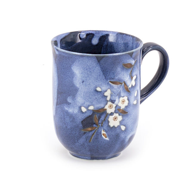 Japanese Blue Stone Sakura Mug