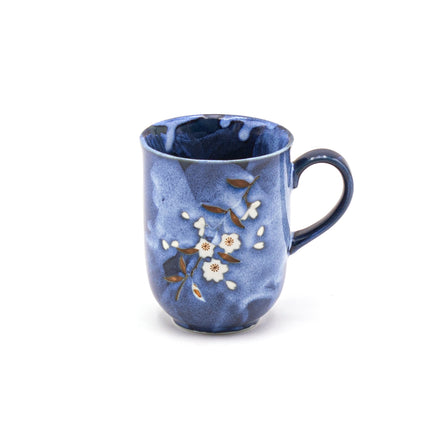Japanese Blue Stone Sakura Mug