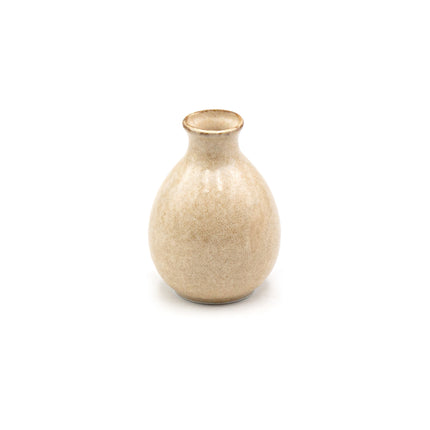 Japanese Sake Set Flower Pattern - Beige