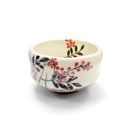 Matcha Bowl 3.75"Dx2.5"H Nandina