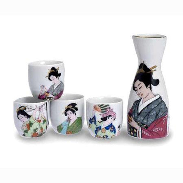 Geisha Sake Set