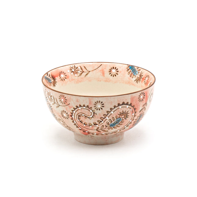 Floral Pattern Deep Bowl Set of 6