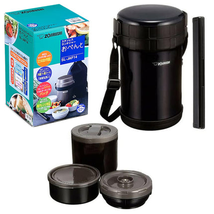 Zojirushi Mr. Bento Stainless Steel Lunch Jar 41oz (Black)