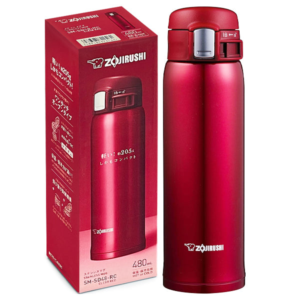 Zojirushi Vacuum Mug Bottle 16oz (Red)