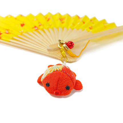 Goldfish Folding Fan with Ornament