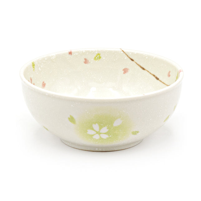 Japanese Spring Blossom Ceramic Bowl 6.25"D