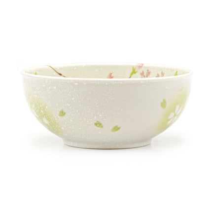 Japanese Spring Blossom Ceramic Bowl 6.25"D
