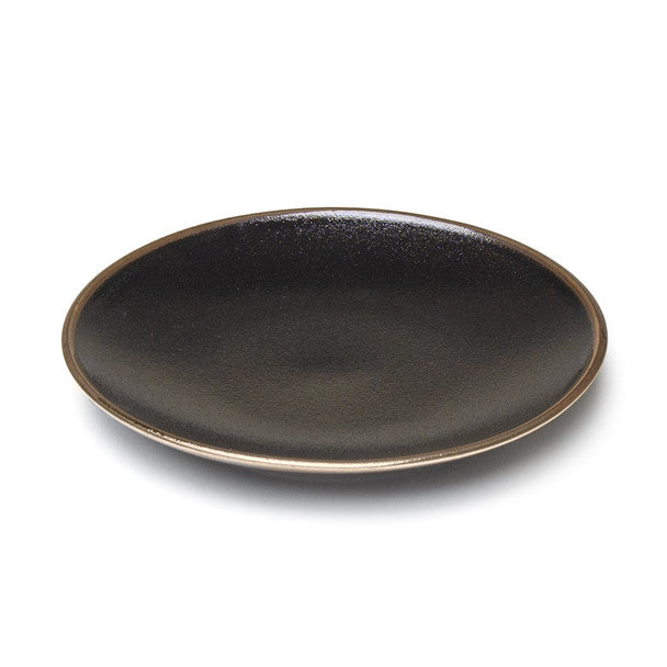 Black Salad Plate 6pc Set - 8.75"