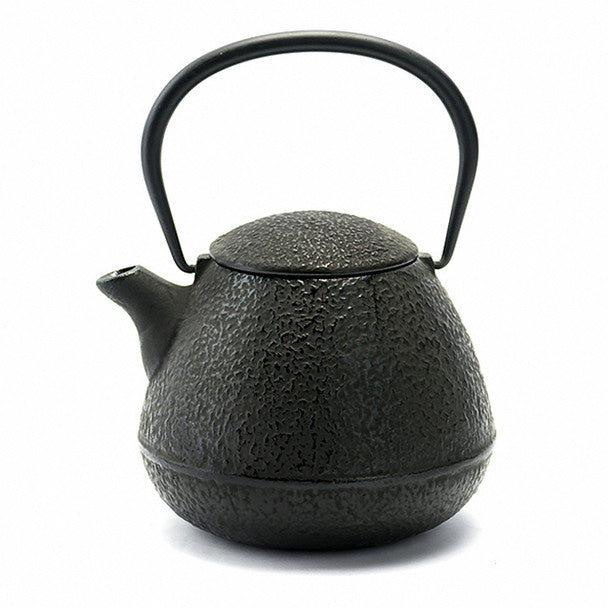 Rikyu Ground Cast Iron Teapot - Black