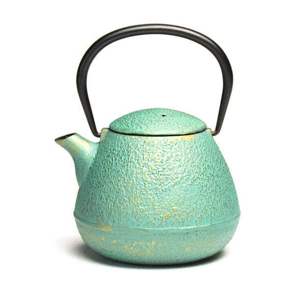 Rikyu Ground Cast Iron Teapot - Emerald