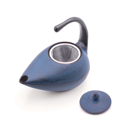 Prosperity Cast Iron Teapot - Blue