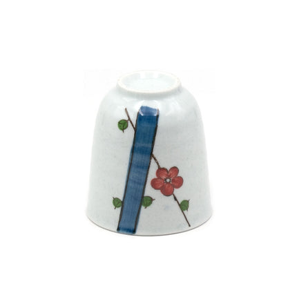 Red Blossoms Ceramic Cup
