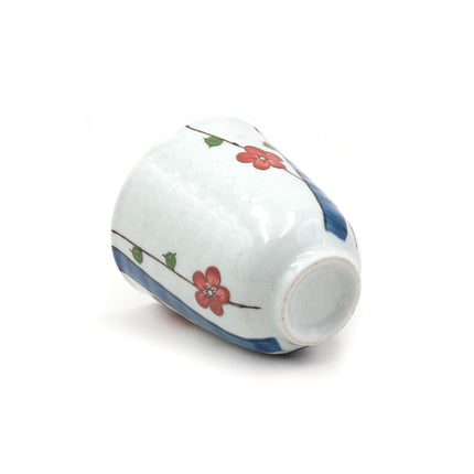 Red Blossoms Ceramic Cup
