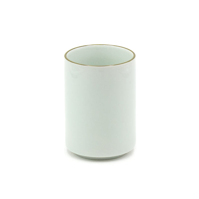 Green Bamboo Ceramic Tea Cup