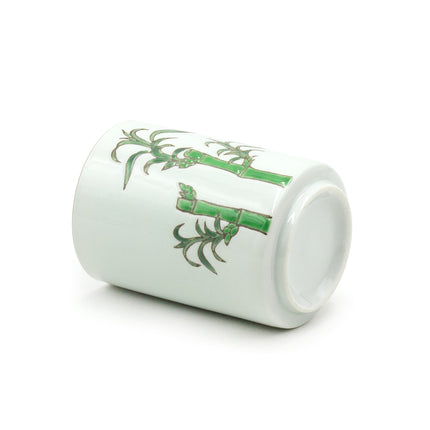 Green Bamboo Ceramic Tea Cup