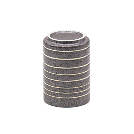 Gray Stripe Ceramic Cup