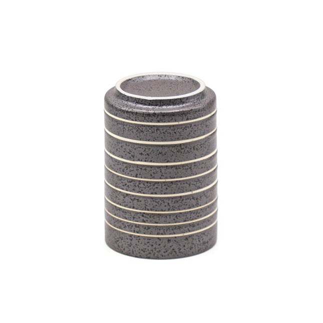 Gray Stripe Ceramic Cup