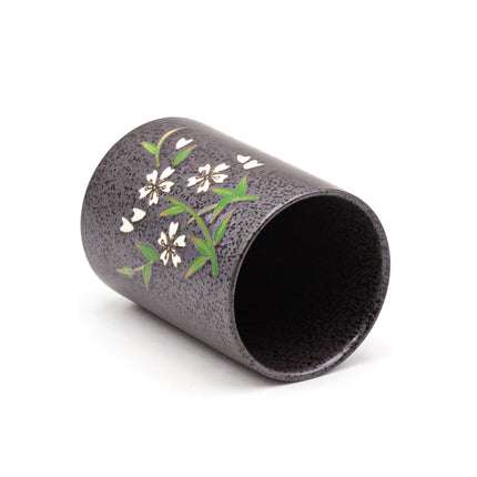 Midnight Bloom Ceramic Tea Cup 2pc Set