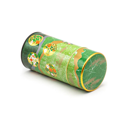 Asian-Style Light Green Stainless Steel Tea Container