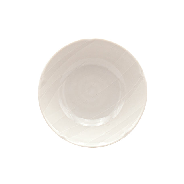 Japanese White Ceramic Round Bowl Set of 12