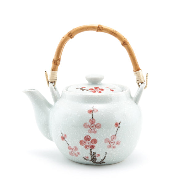 Ceramic Teapot Japanese Sakura Flower Pattern 40fl.oz.