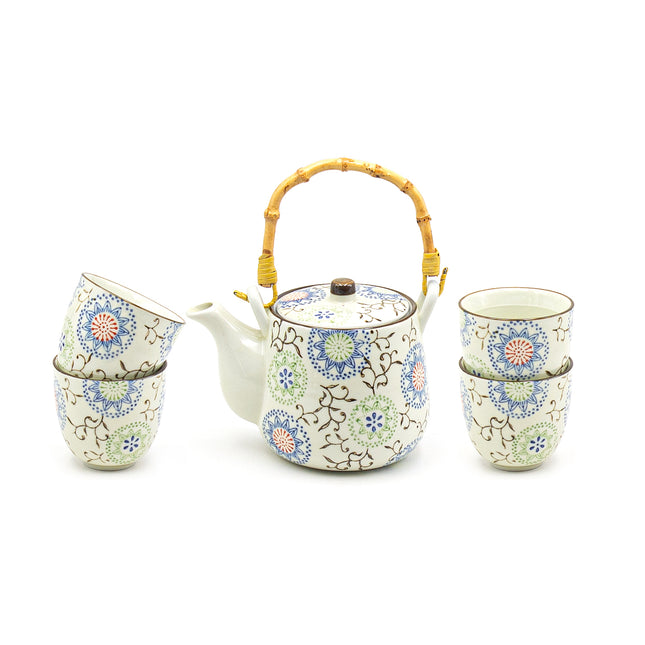 Floral Porcelain Tea Set