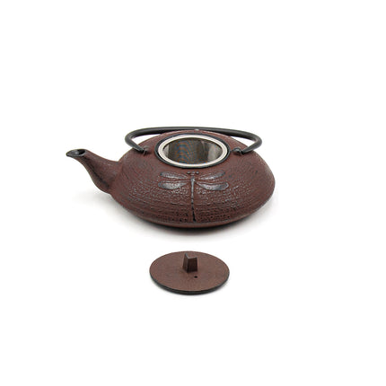 Cast Iron Tea Pot and Cup - Brown/Black