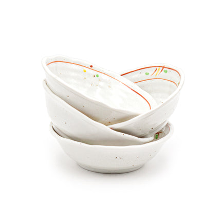 Country Home Shallow Bowl Set, Set of 5 (Assorted)