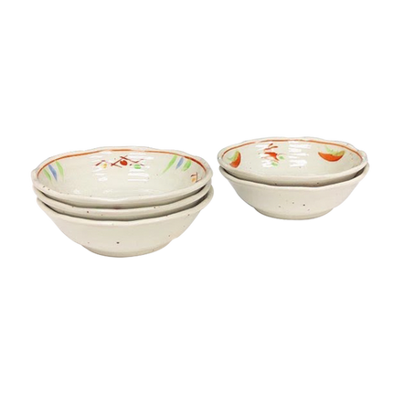 Country Home Shallow Bowl Set, Set of 5 (Assorted)