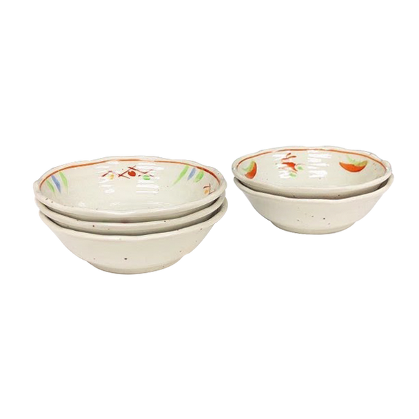 Country Home Shallow Bowl Set, Set of 5 (Assorted)