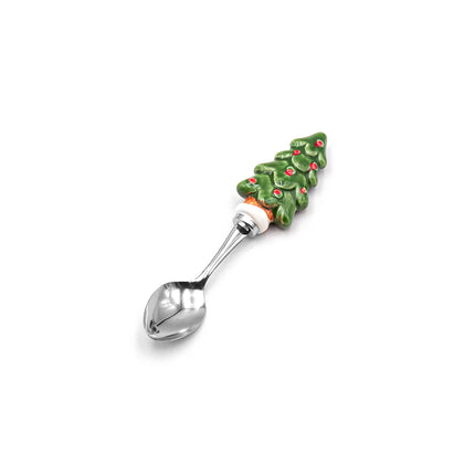 Christmas Tree Dessert Spoon 4pc Set