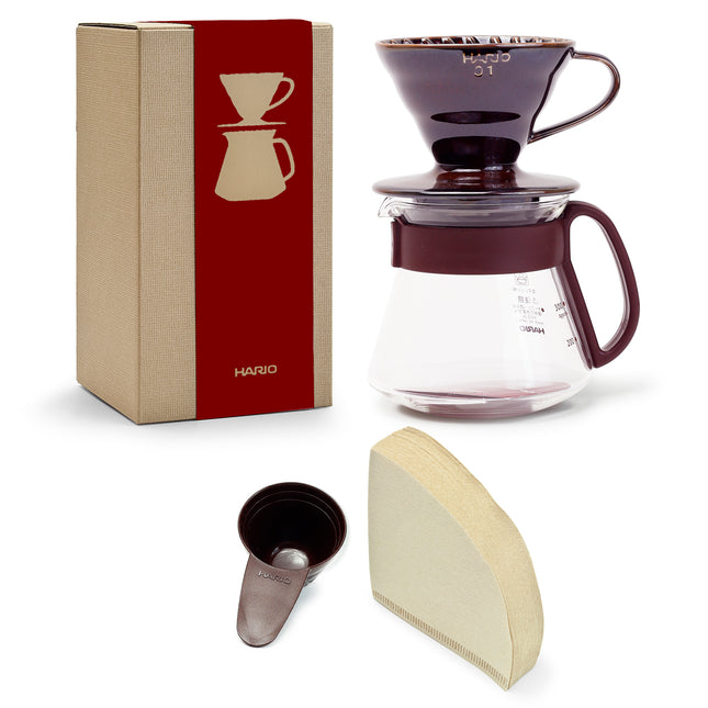 Hario V60 - Ceramic 01 Colour Dripper & Pot