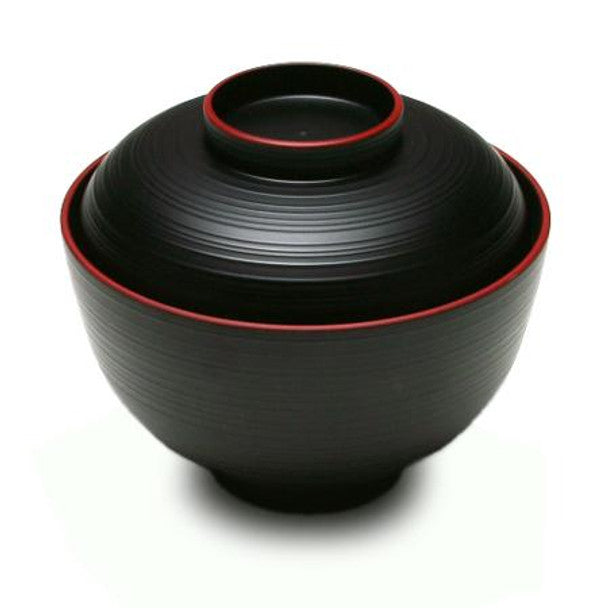 IKI Lacquer Miso Soup Bowl (Set of 5)