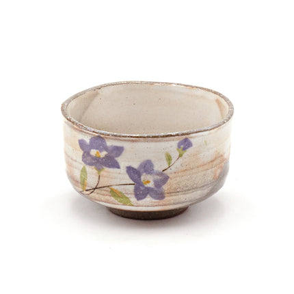 Kikyo Balloon Flower Mini Matcha Bowl 4"D