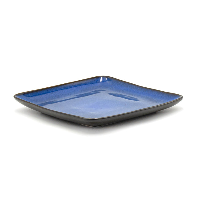 Blue Square Dinner Plate Set of 5