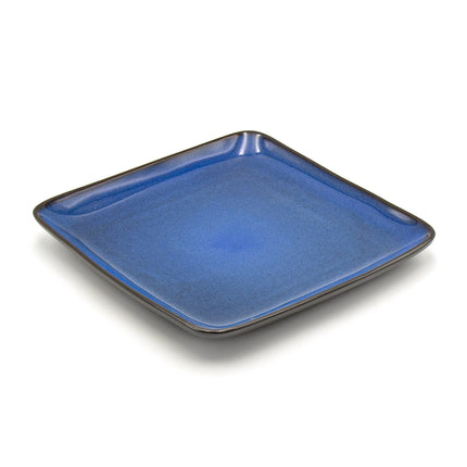 Blue Square Dinner Plate Set of 5