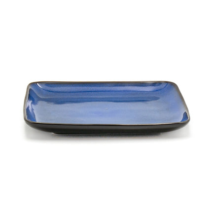 Blue Square Dinner Plate Set of 5
