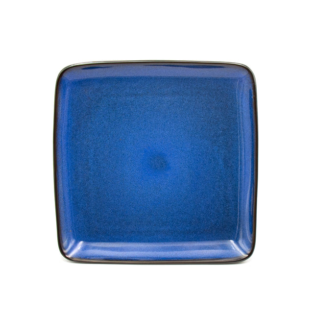 Blue Square Dinner Plate Set of 5