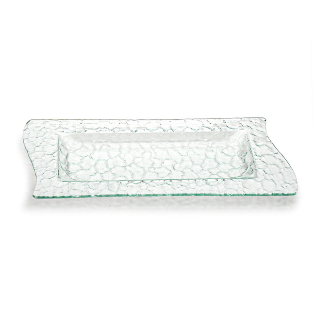 Glass Rectangular Serving Dish - 14" X 8"